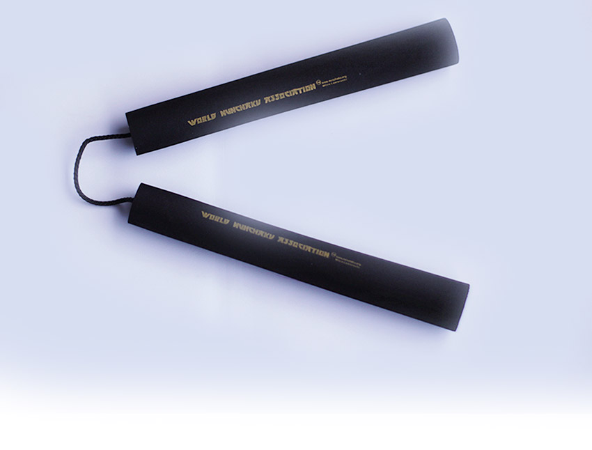 Octagonal Professional Junior Black Nunchucks