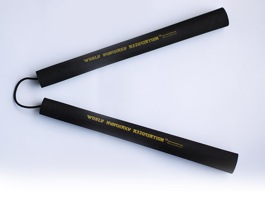 Professional Senior Black Nunchucks