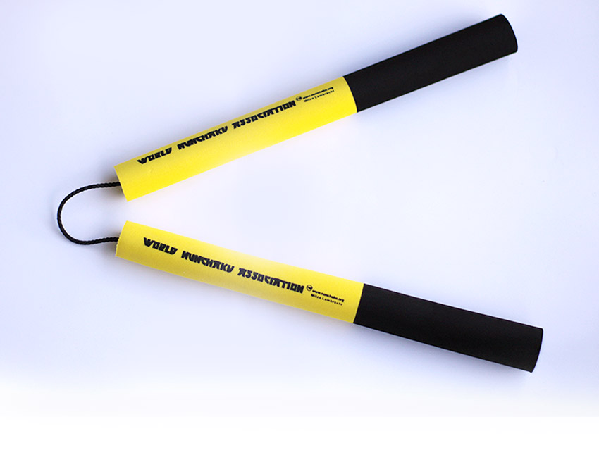 Professional Senior Yellow Nunchaku