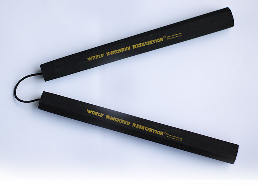 Traditional Senior Black Nunchakus