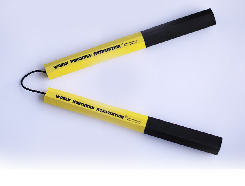 Traditional Senior Yellow Nunchaku